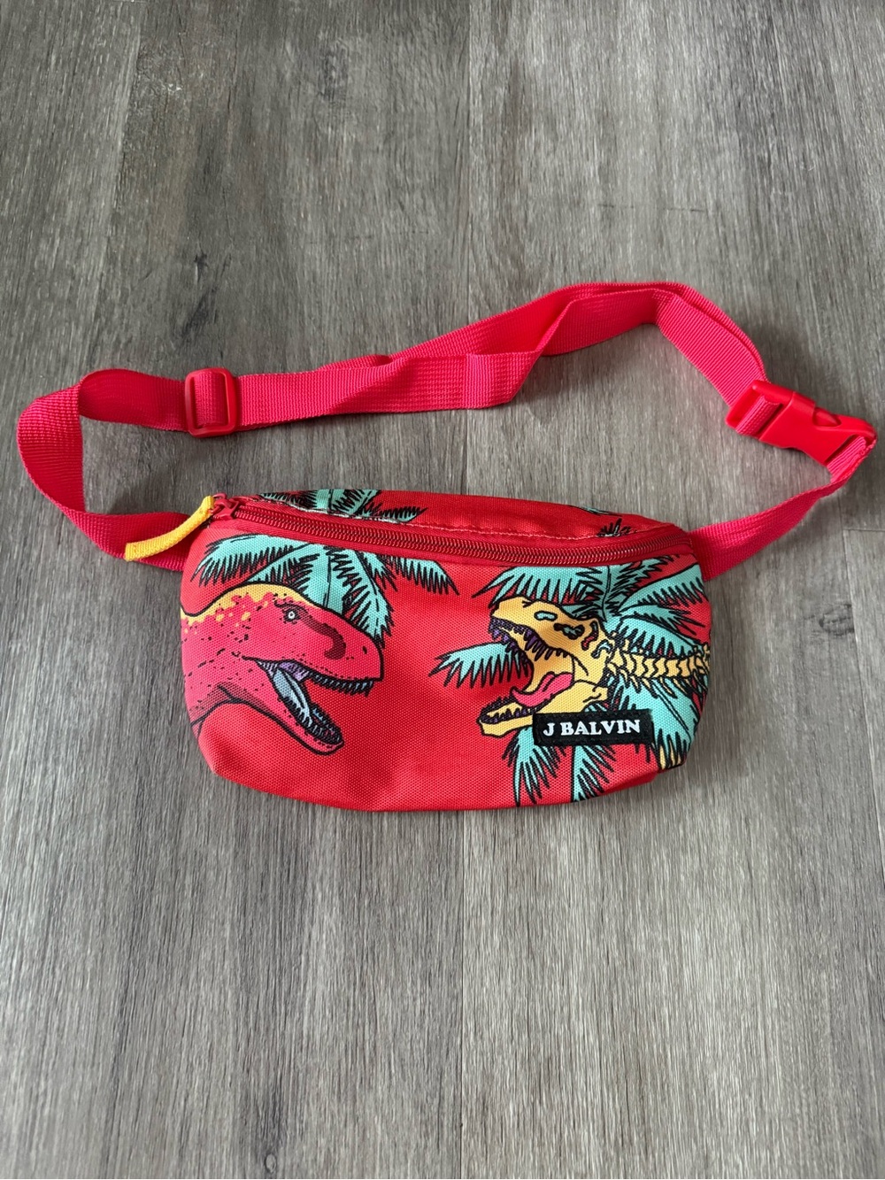 J Balvin Vibras Tour Merch Dinosaur Belt Bag